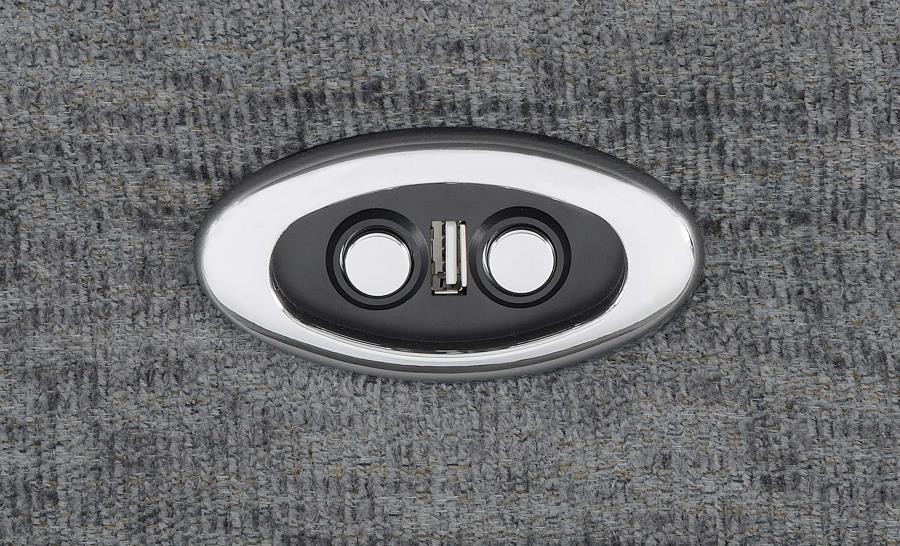 Bahrain Grey 6 Pc Power Sectional