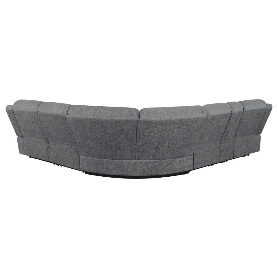 Bahrain Grey 6 Pc Motion Sectional