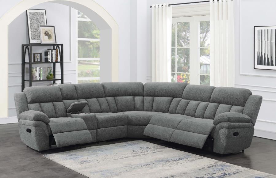 Bahrain Grey 6 Pc Motion Sectional
