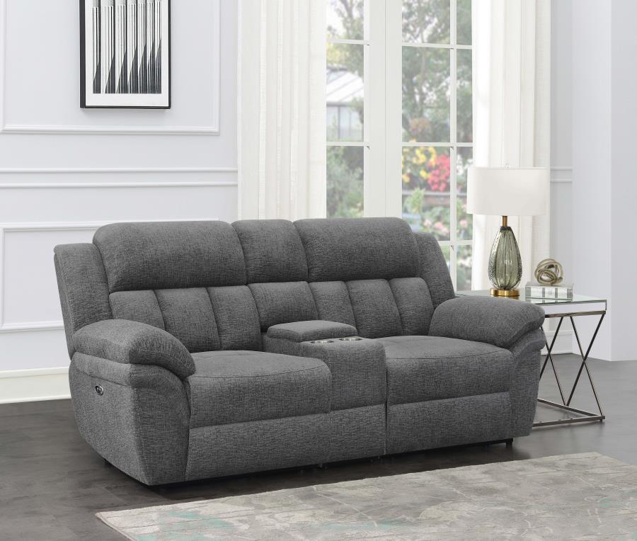 Bahrain Grey Power Loveseat