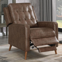 Davidson Brown Push Back Recliner