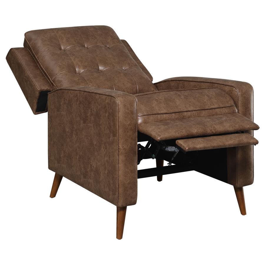 Davidson Brown Push Back Recliner