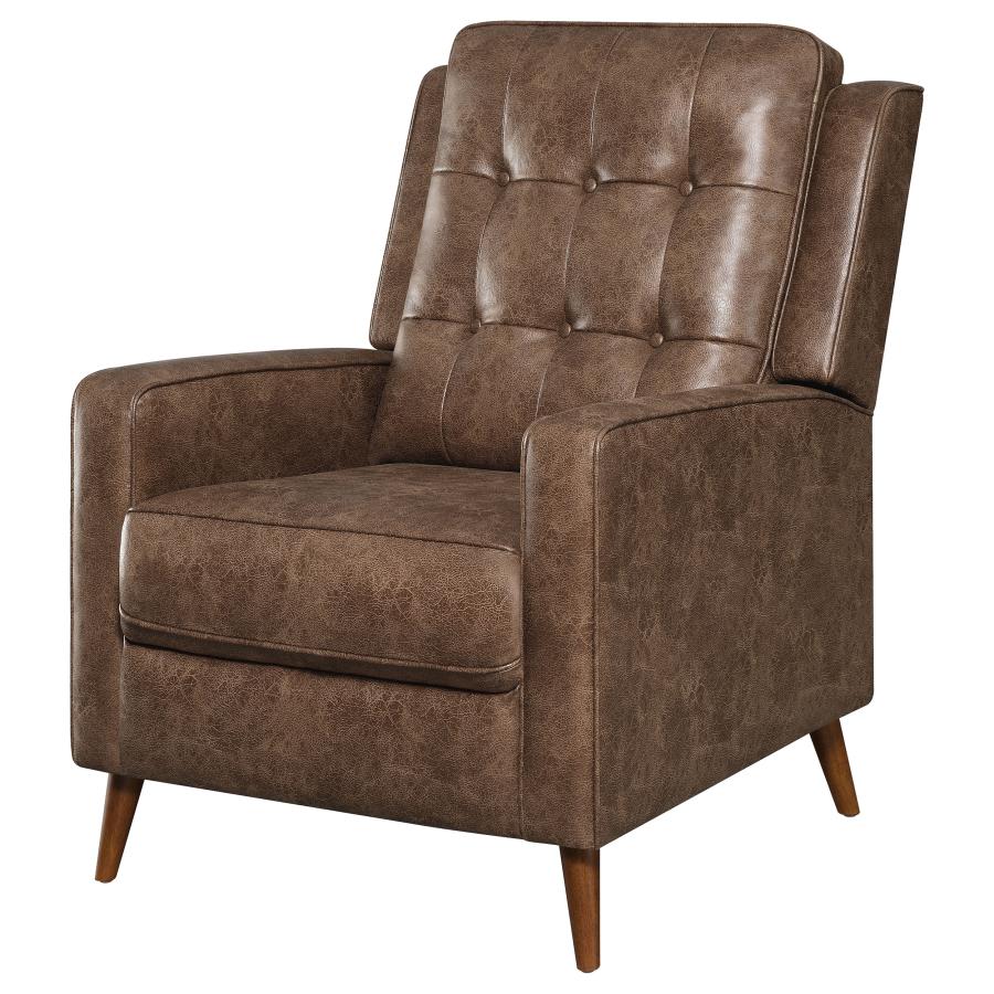 Davidson Brown Push Back Recliner
