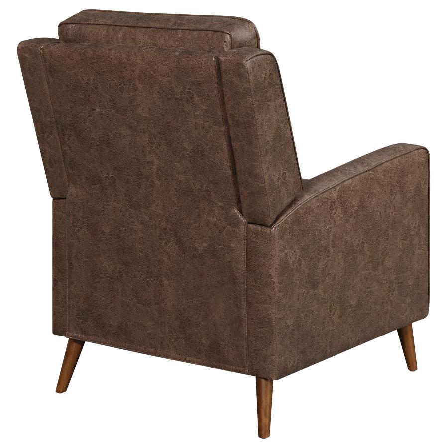 Davidson Brown Push Back Recliner