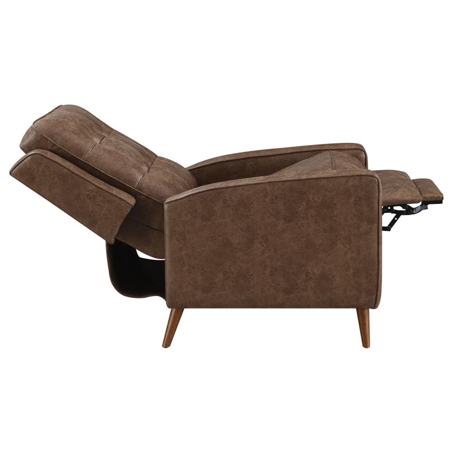 Davidson Brown Push Back Recliner
