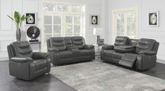 Flamenco Grey 3 Pc Power Sofa Set
