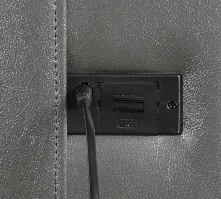 Flamenco Grey Power Sofa