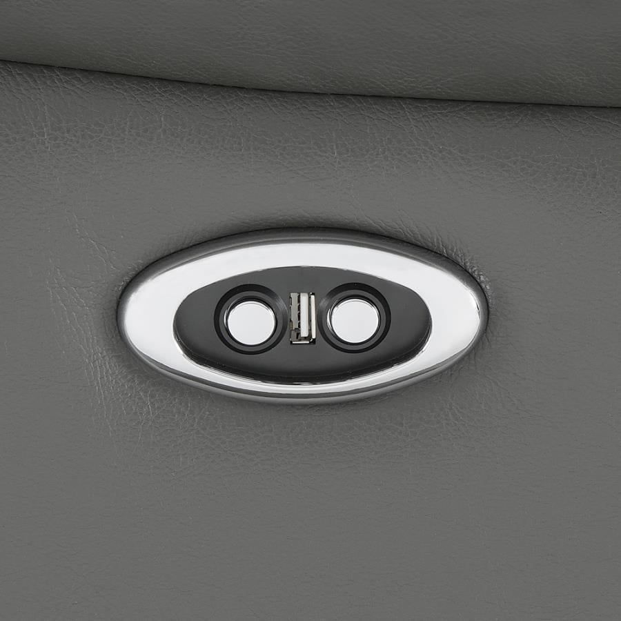 Flamenco Grey Power Sofa