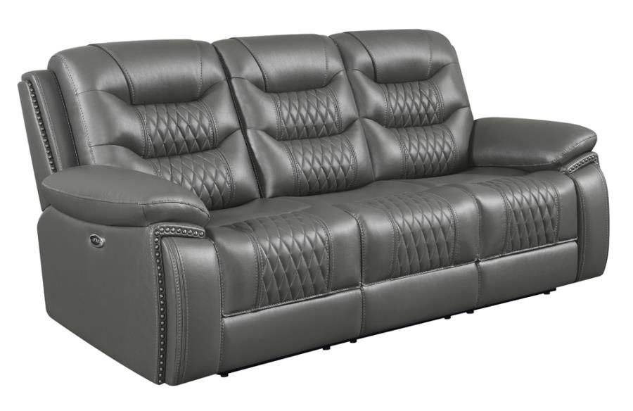 Flamenco Grey Power Sofa