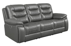 Flamenco Grey Power Sofa