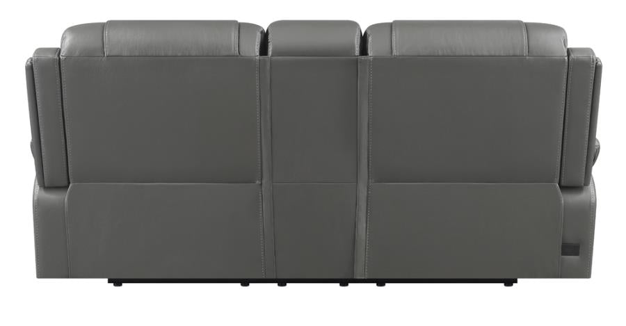 Flamenco Grey Power Loveseat