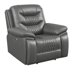 Flamenco Grey Power Recliner