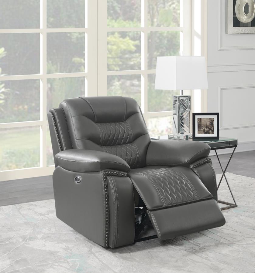 Flamenco Grey Power Recliner