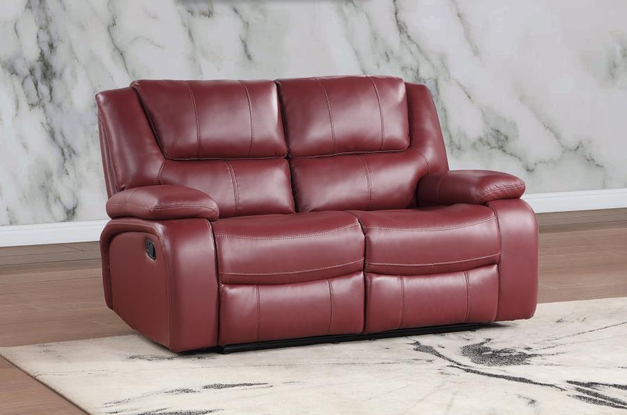 Camila Red Motion Loveseat