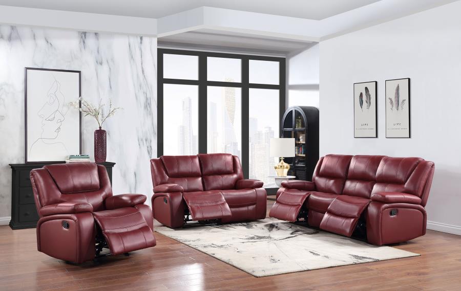 Camila Red Motion Loveseat