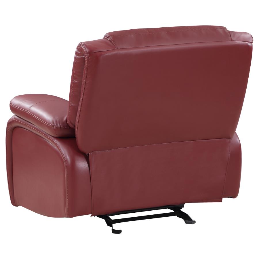 Camila Red Glider Recliner