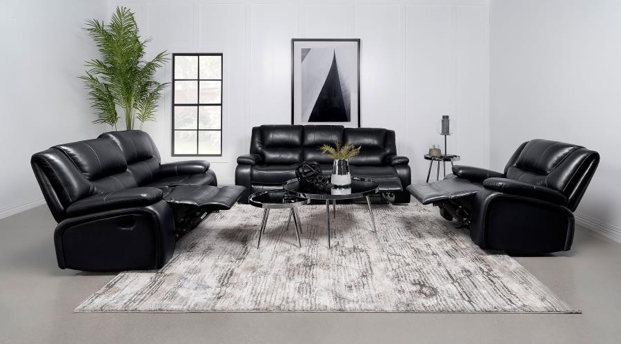 Black Motion Loveseat