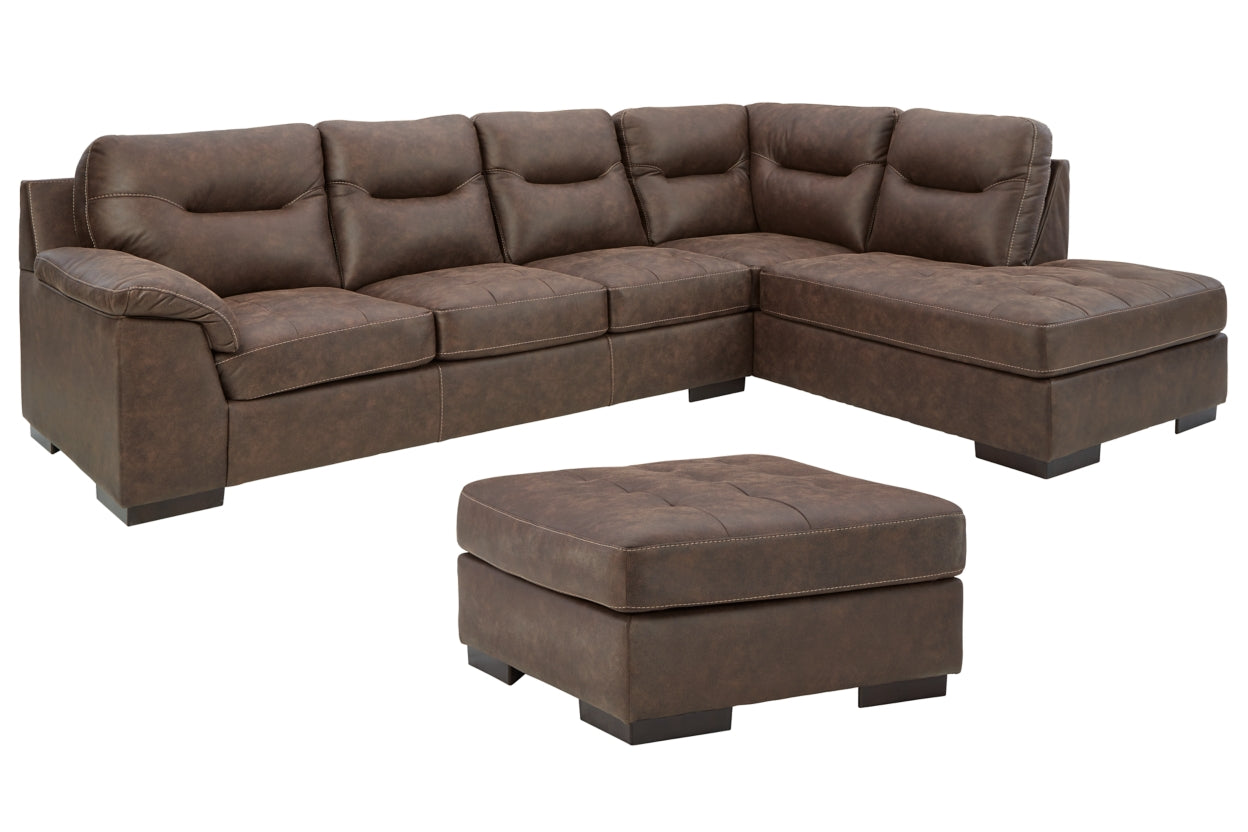 Maderla 2-Piece Sectional with Ottoman - PKG010997
