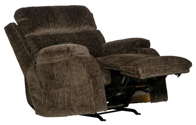 Refresher Power Headrest Power Rocker Recliner w/CR3 Heat/Msg/Lumbar