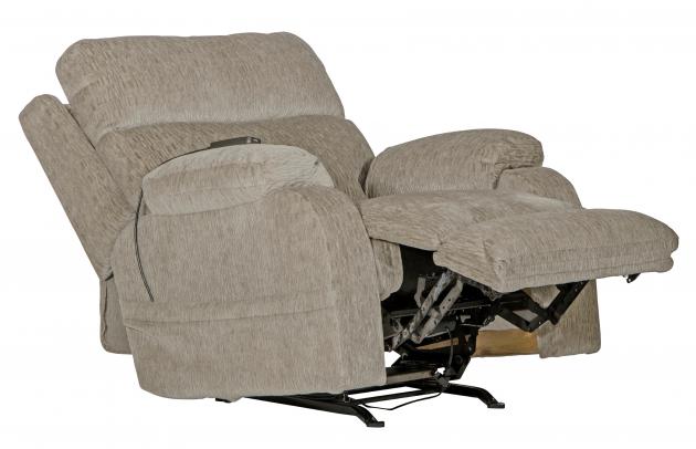 Refresher Power Headrest Power Rocker Recliner w/CR3 Heat/Msg/Lumbar