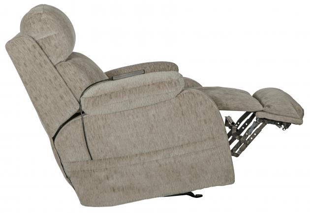 Refresher Power Headrest Power Rocker Recliner w/CR3 Heat/Msg/Lumbar