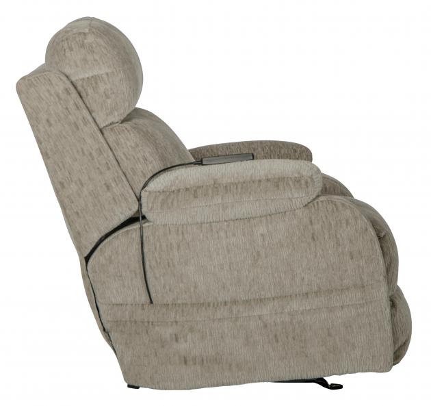 Refresher Power Headrest Power Rocker Recliner w/CR3 Heat/Msg/Lumbar