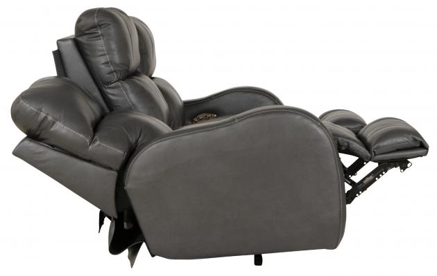 Angelo Power Headrest Power LayFlat Reclining Loveseat