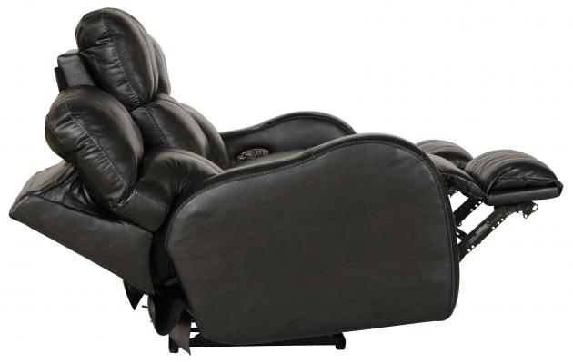 Angelo Power Headrest Power LayFlat Reclining Loveseat