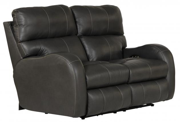 Angelo Power Headrest Power LayFlat Reclining Loveseat