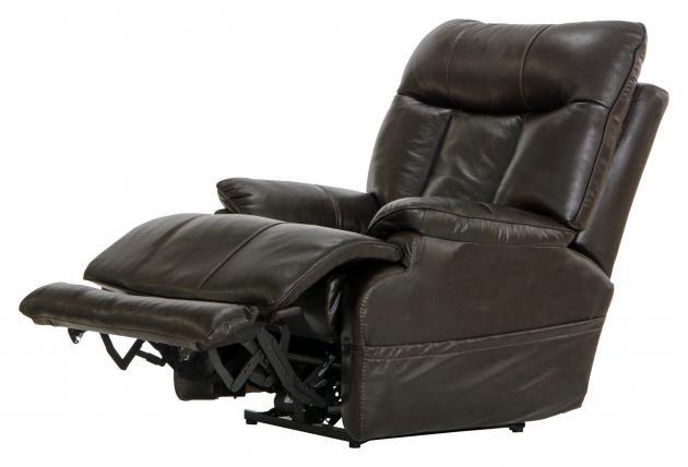 Naples Pwr Headrest w/Lumbar Pwr Lay Flat Recliner w/Ext Ottoman