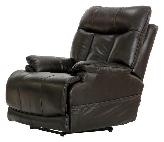 Naples Power Headrest Power Lay Flat Recliner w/Extended Ottoman