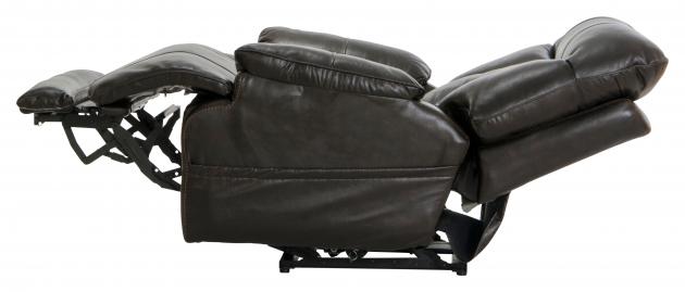 Naples Power Headrest Power Lay Flat Recliner w/Extended Ottoman