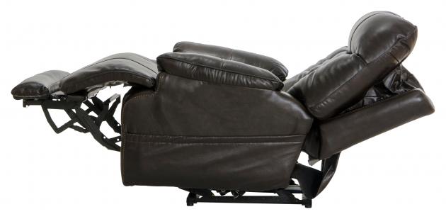 Naples Power Headrest Power Lay Flat Recliner w/Extended Ottoman