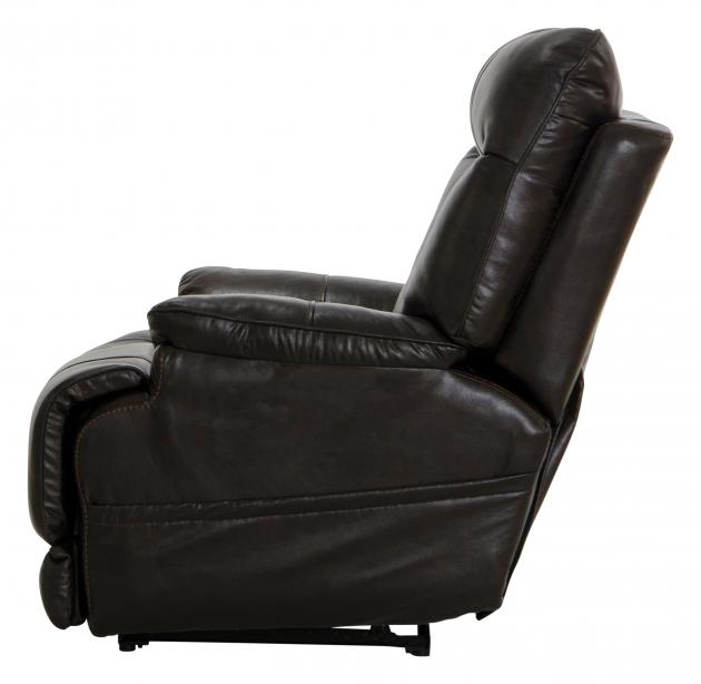 Naples Pwr Headrest w/Lumbar Pwr Lay Flat Recliner w/Ext Ottoman