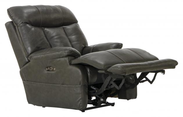 Naples Pwr Headrest w/Lumbar Pwr Lay Flat Recliner w/Ext Ottoman