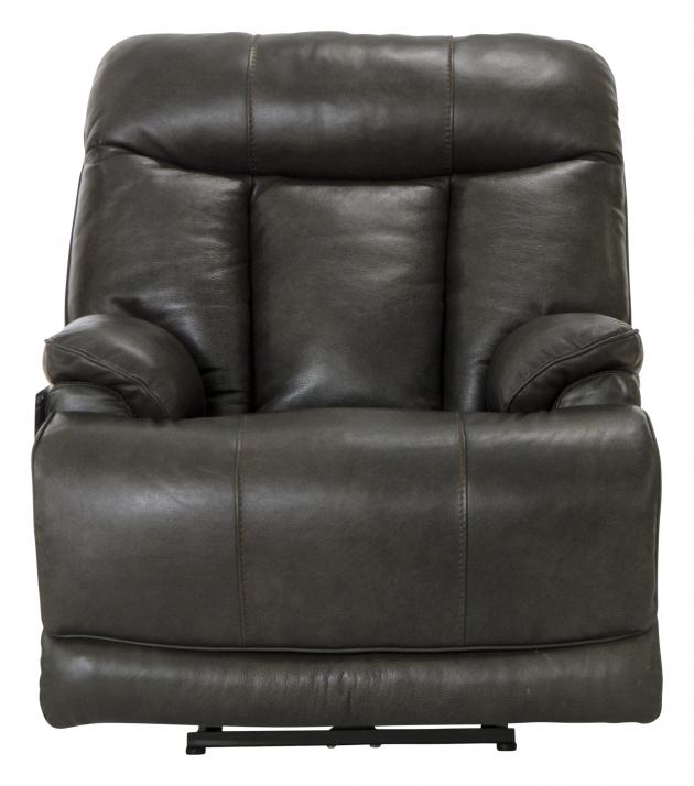Naples Power Headrest Power Lay Flat Recliner w/Extended Ottoman