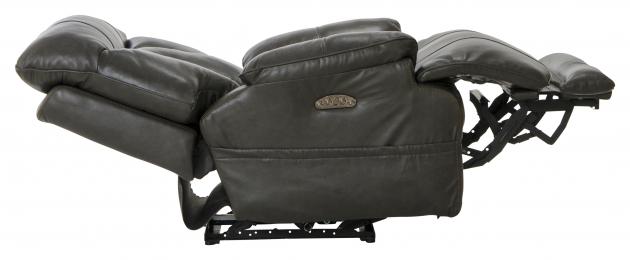 Naples Pwr Headrest w/Lumbar Pwr Lay Flat Recliner w/Ext Ottoman