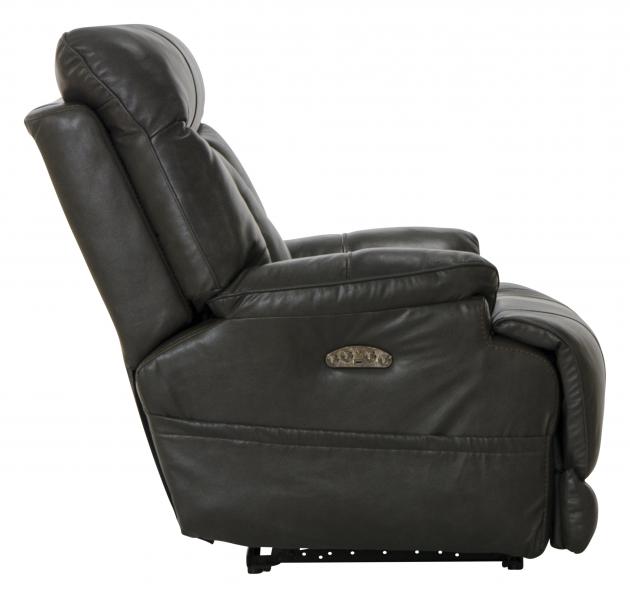 Naples Pwr Headrest w/Lumbar Pwr Lay Flat Recliner w/Ext Ottoman