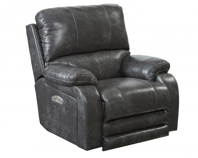 Thornton Power Headrest w/Lumbar Power Lay Flat Recliner