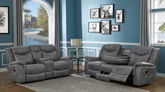 Conrad Grey 2 Pc Motion Sofa Set