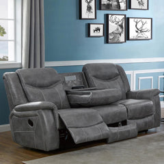 Conrad Grey Motion Sofa W/ Pop Up Outlet