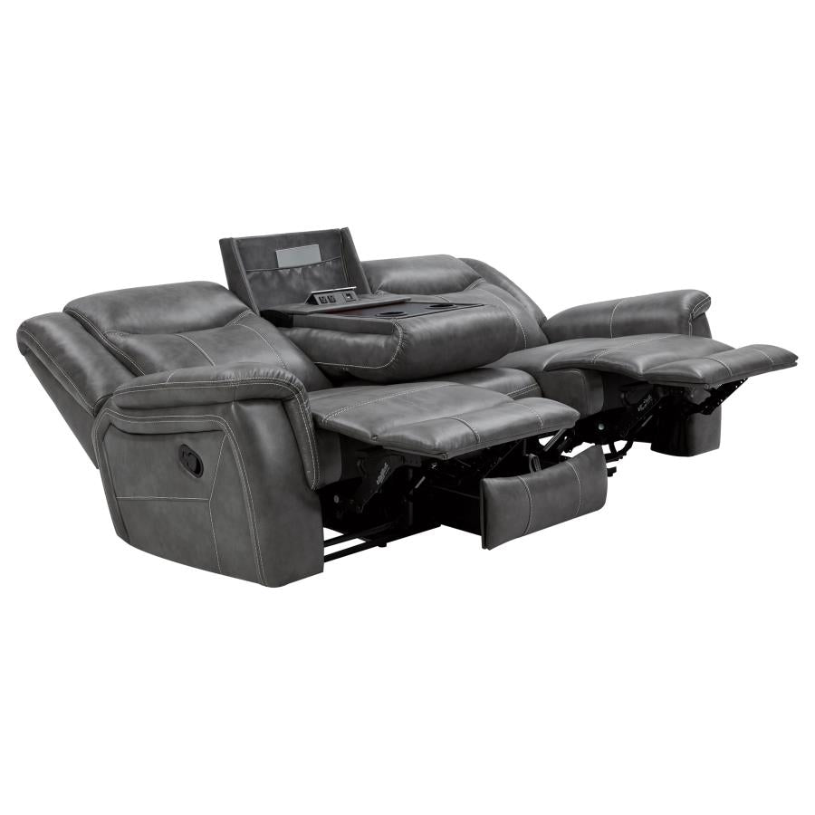 Conrad Grey Motion Sofa W/ Pop Up Outlet