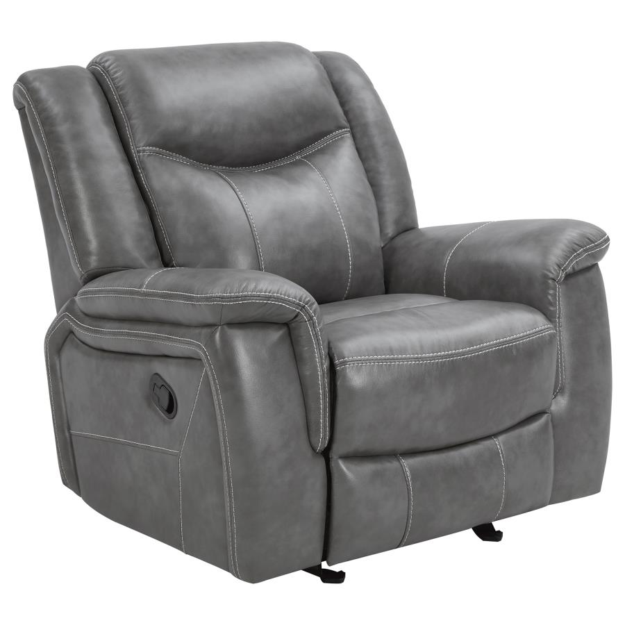 Conrad Grey Glider Recliner