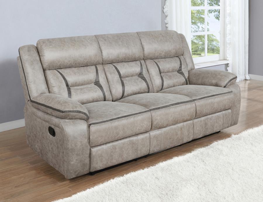 Greer Beige 2 Pc Motion Sofa Set