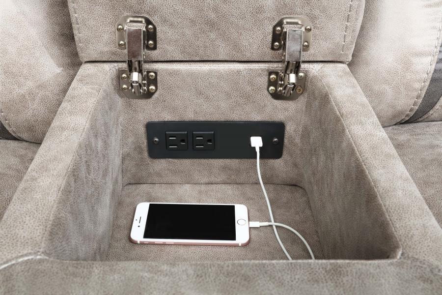 Greer Beige 2 Pc Motion Sofa Set