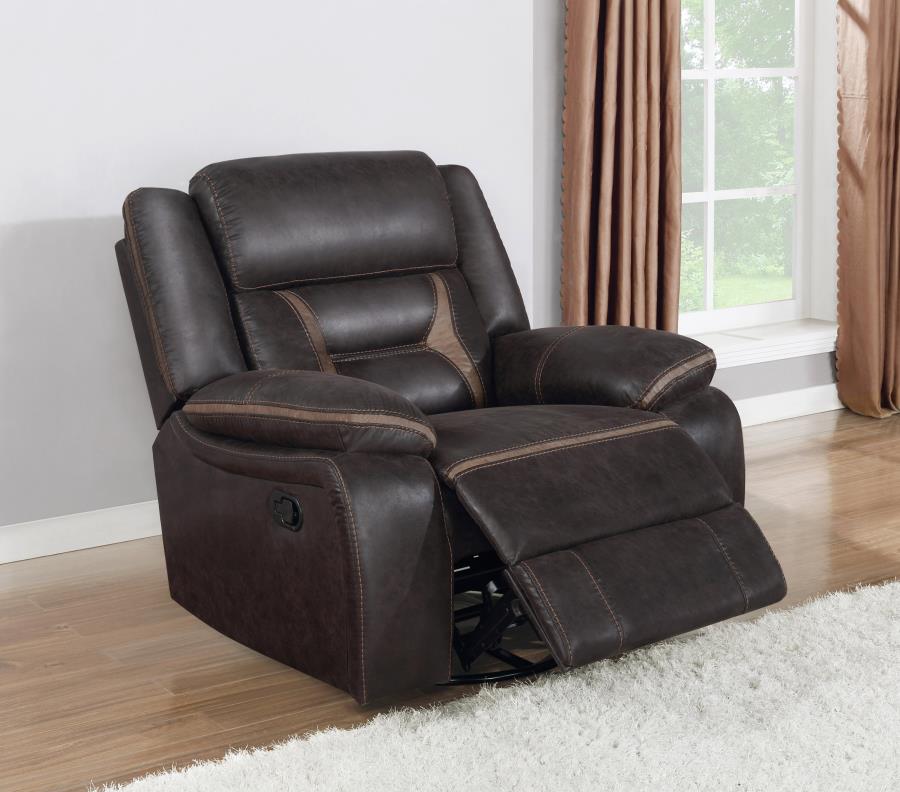 Greer Beige Swivel Glider Recliner