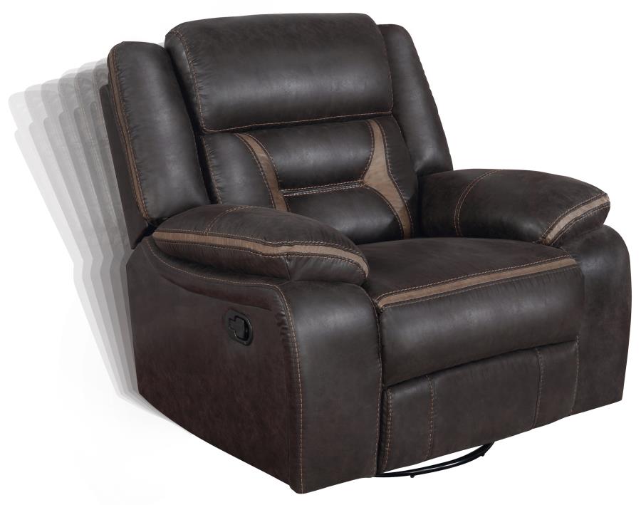 Greer Beige Swivel Glider Recliner