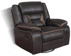 Greer Beige Swivel Glider Recliner
