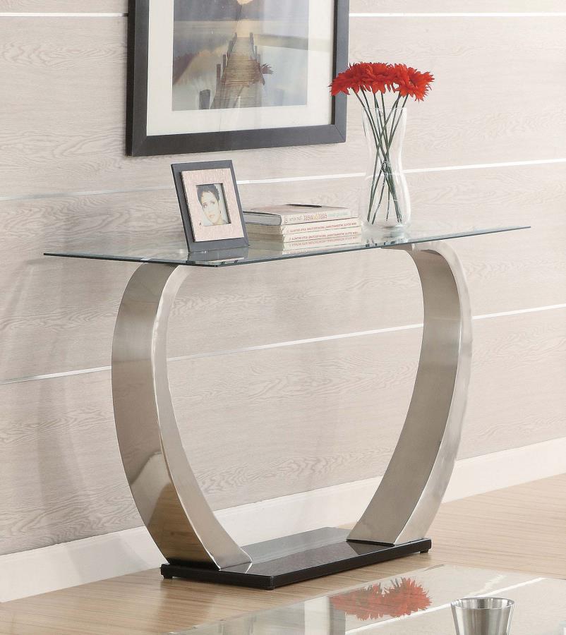 Pruitt Silver Sofa Table