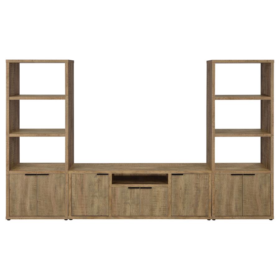 Tabby Brown 3 Pc Entertainment Center